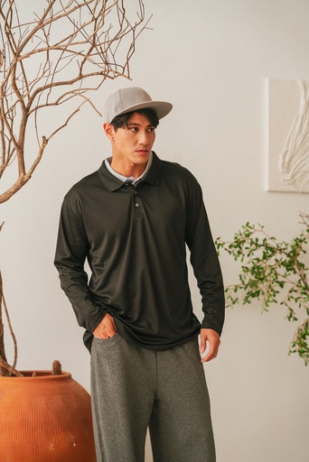 QDPL 55 Quick Dry Polo L/Sleeve